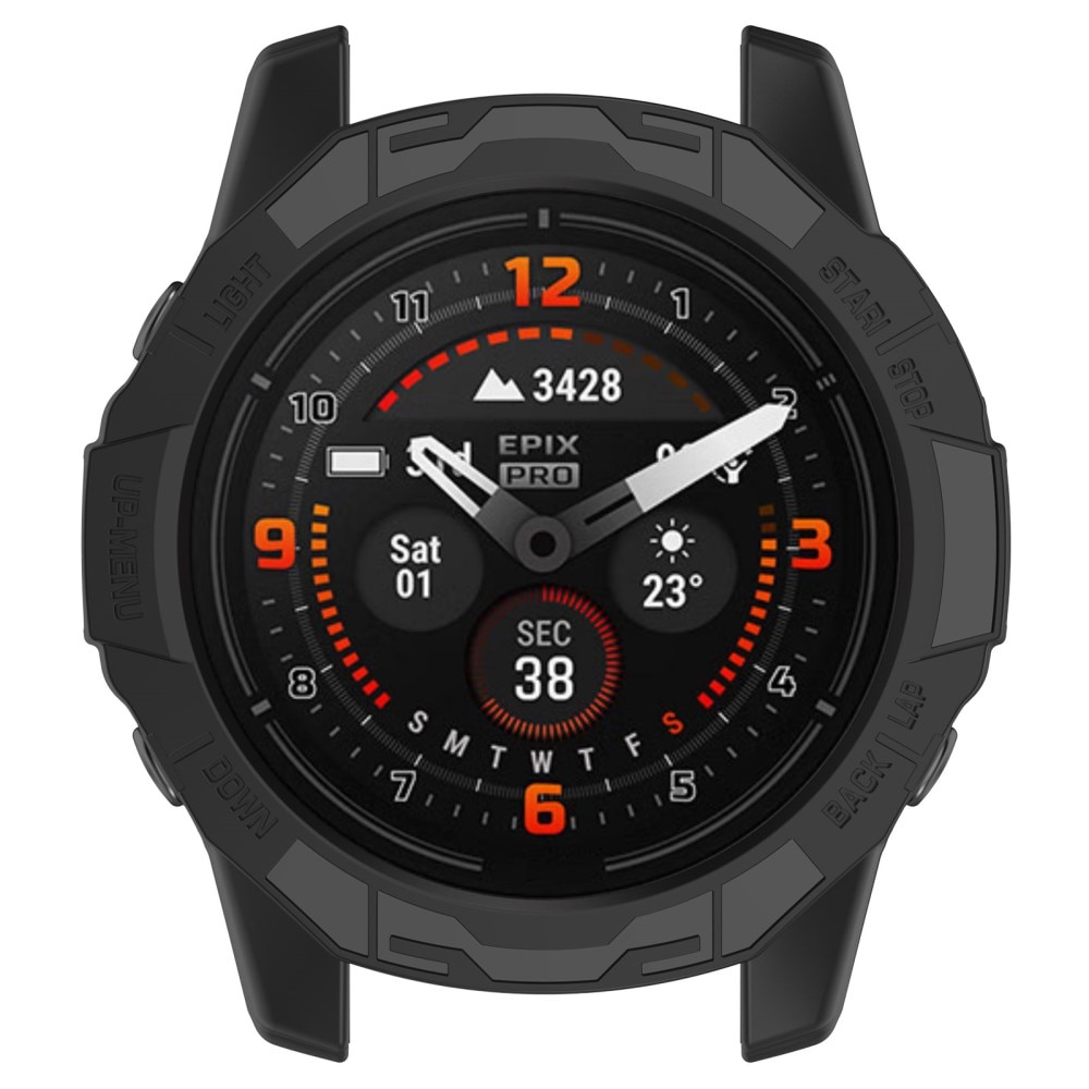 TPU Kuori Garmin Epix Pro 47mm Gen 2 musta