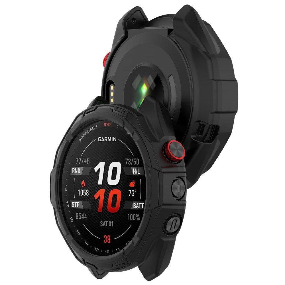 TPU Kuori Garmin Approach S70 47mm musta