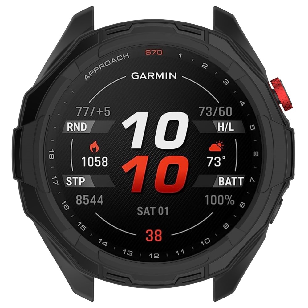 TPU Kuori Garmin Approach S70 47mm musta