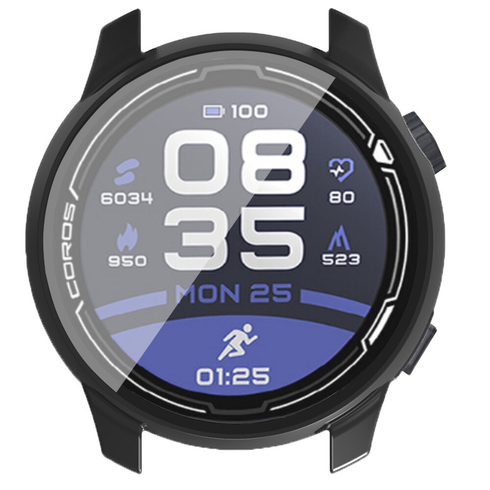 Full Cover Case Coros Pace 2 Musta