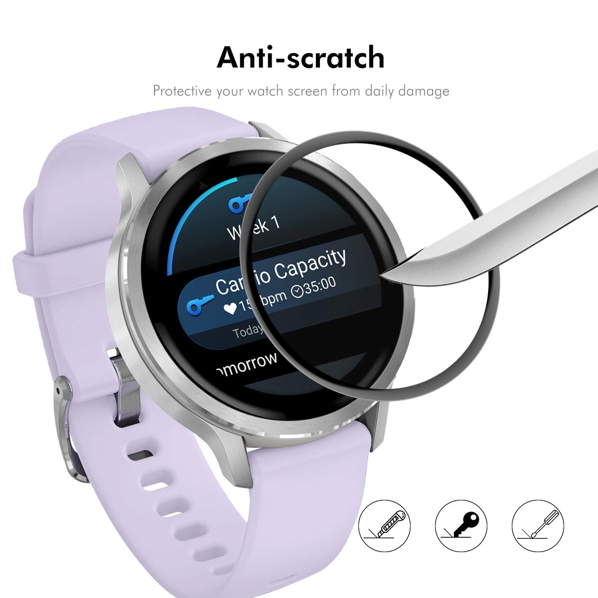 Garmin Venu 4 41mm Pleksilasi Näytönsuoja