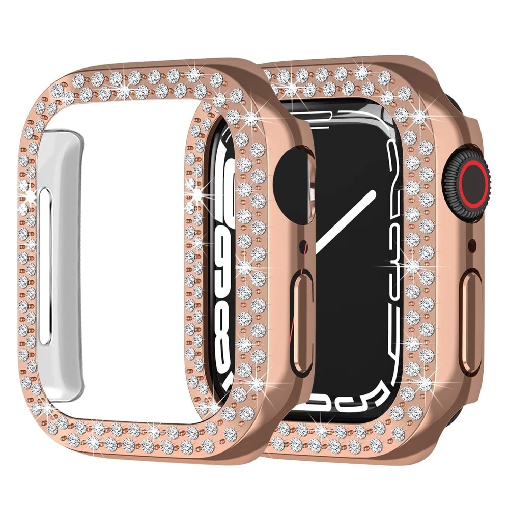 Apple Watch 41mm Series 9 Rhinestone Kuoret ruusukulta