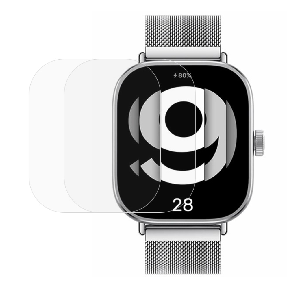 2-pack Näytön Panssarilasi 0.3mm Xiaomi Redmi Watch 4