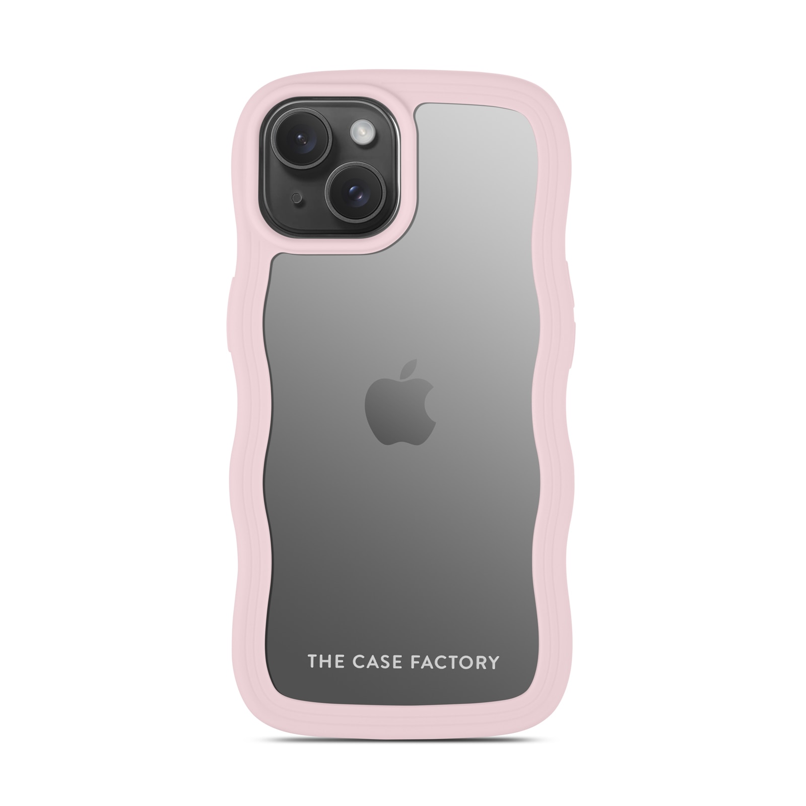 The Wave Case iPhone 15 Vaaleanpunainen