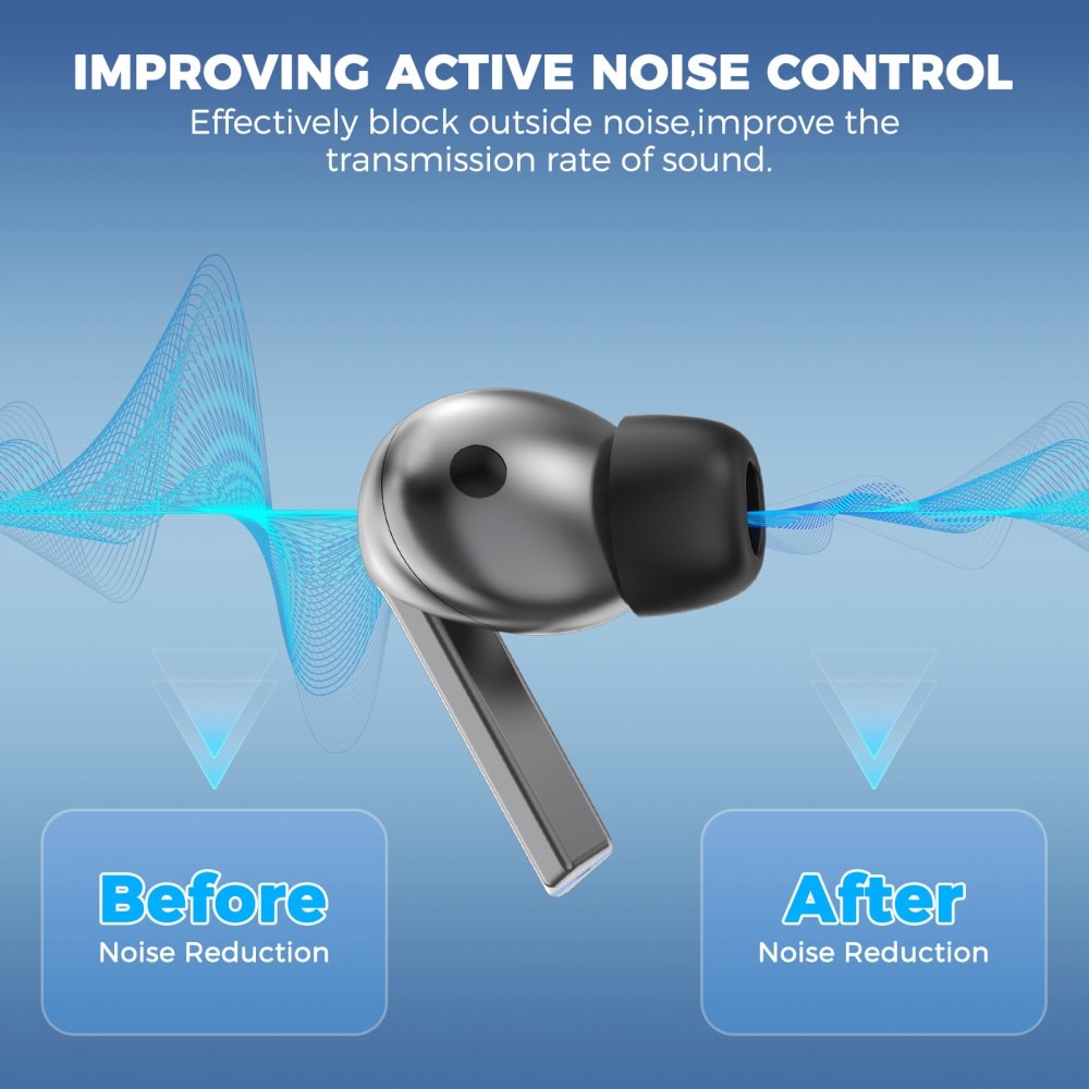 Memory Foam Ear Tips (3-pack) Samsung Galaxy Buds 3 Pro musta
