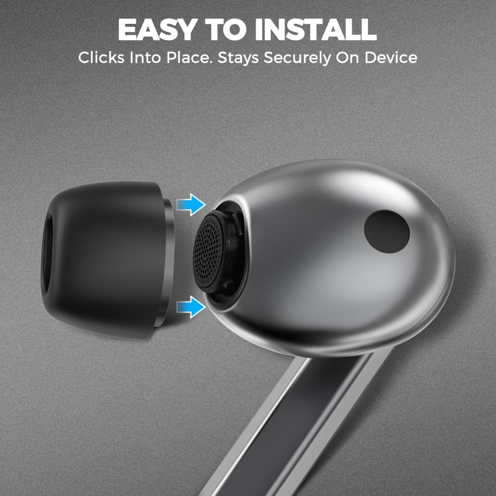 Memory Foam Ear Tips (3-pack) Samsung Galaxy Buds 3 Pro musta
