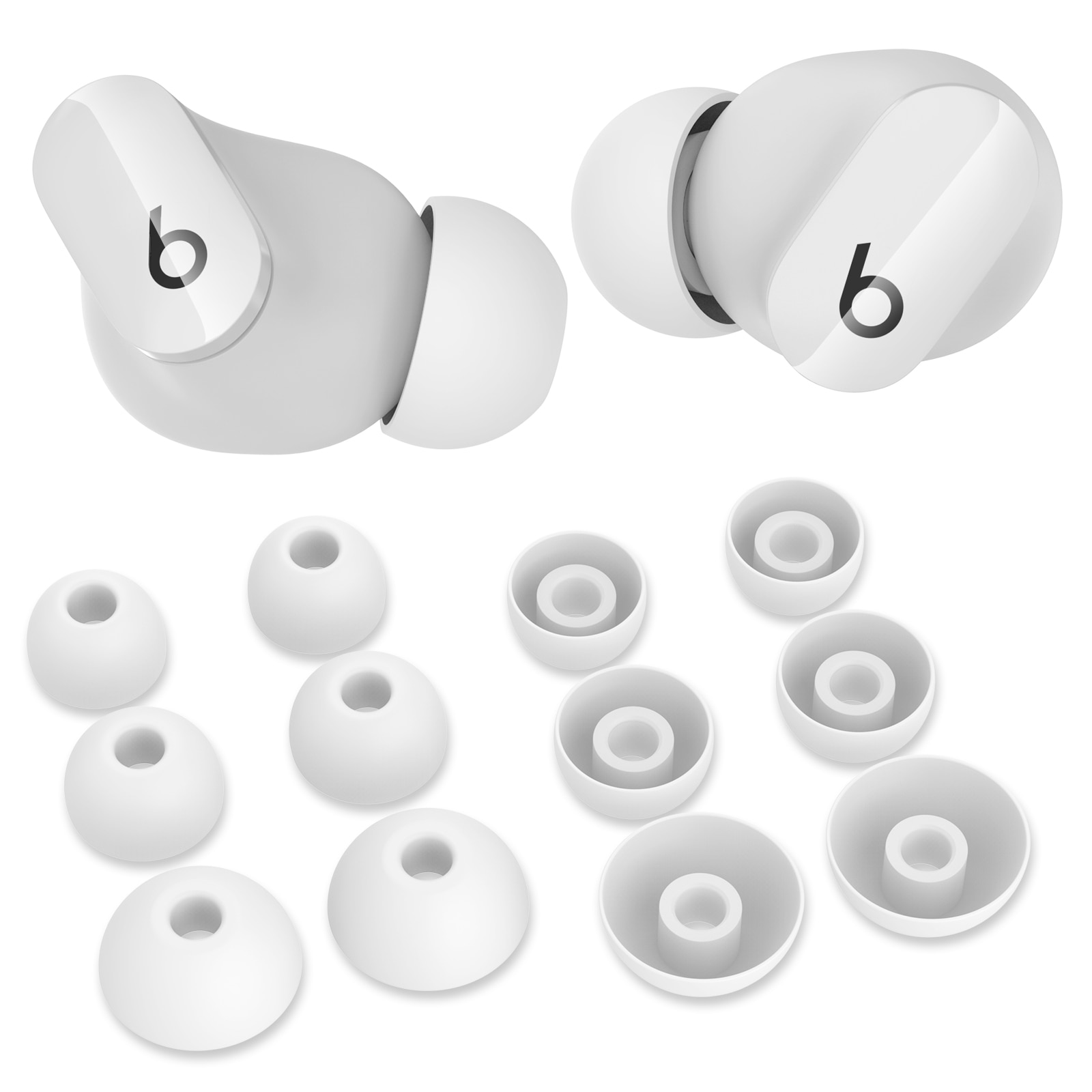 Ear Tips (3-pack) Beats Studio Buds Plus Valkoinen