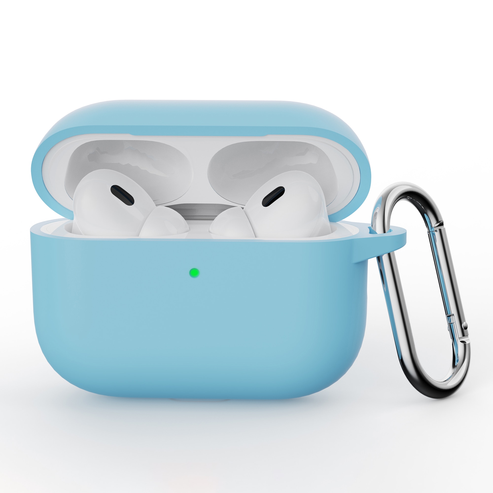 Apple AirPods Pro 3 Silikonikuori karbiinhaalla Sininen