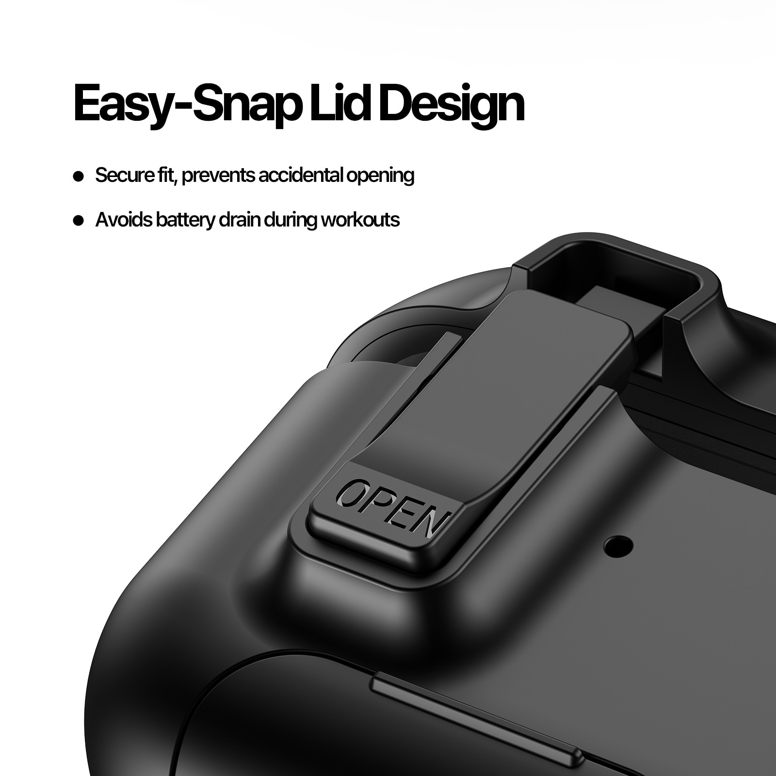 PECQ Series Kuori Apple AirPods Pro 3 Musta
