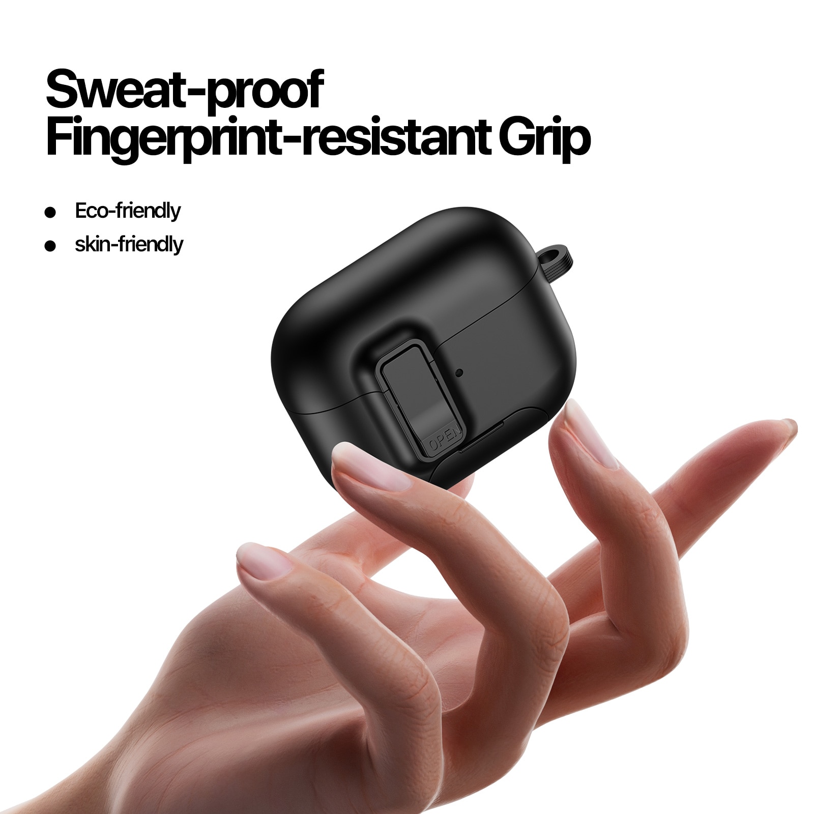 PECQ Series Kuori Apple AirPods Pro 3 Musta
