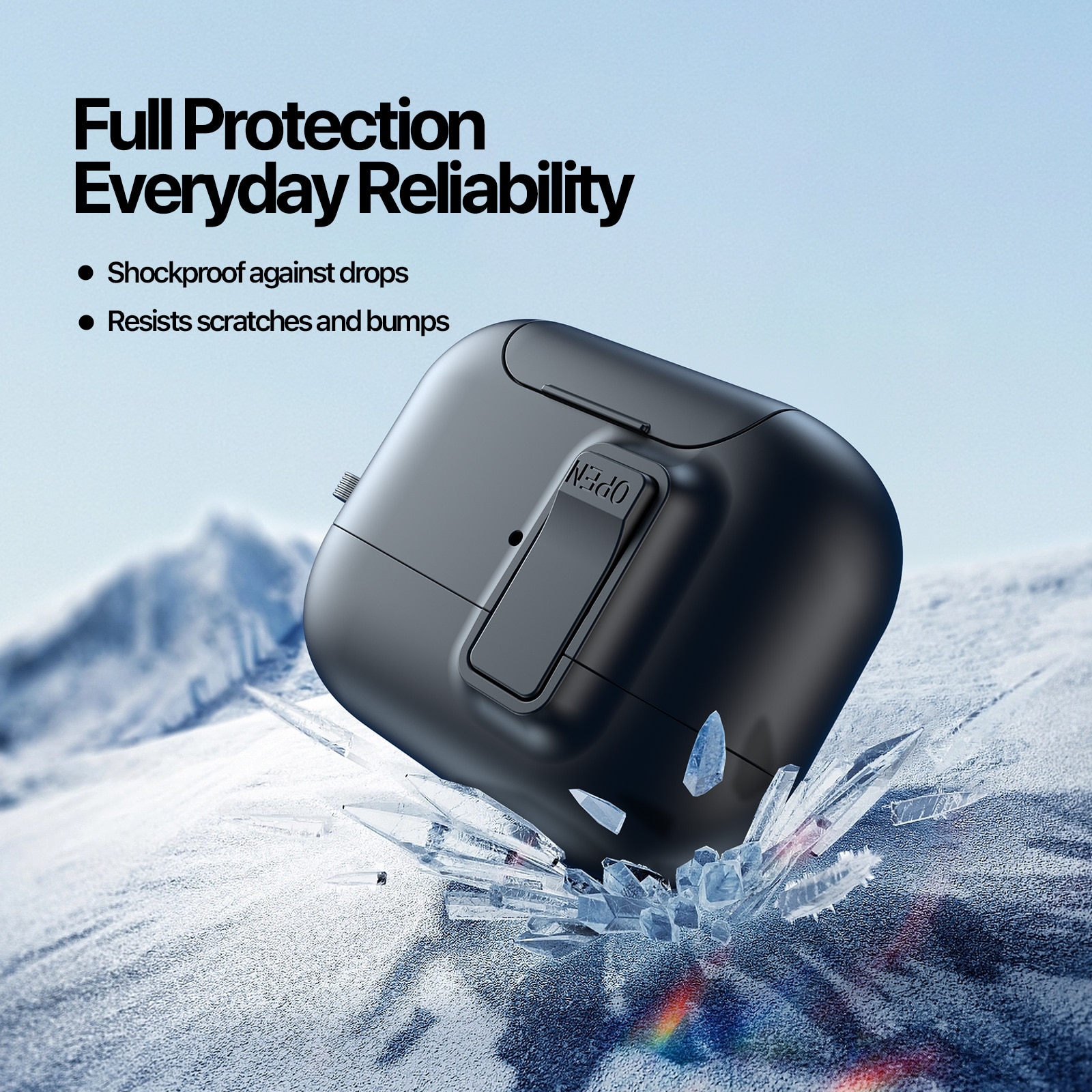 PECQ Series Kuori Apple AirPods Pro 3 Musta