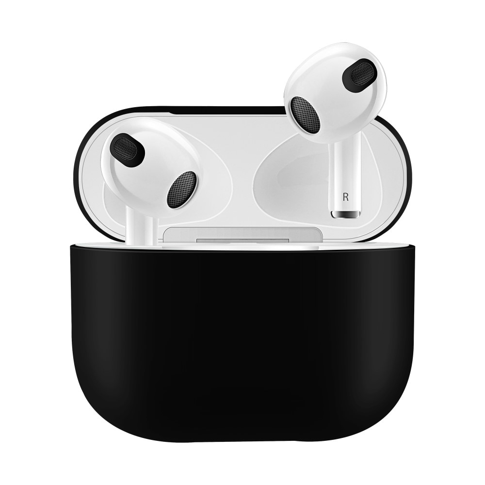 Silikonikotelo Apple AirPods 3 musta