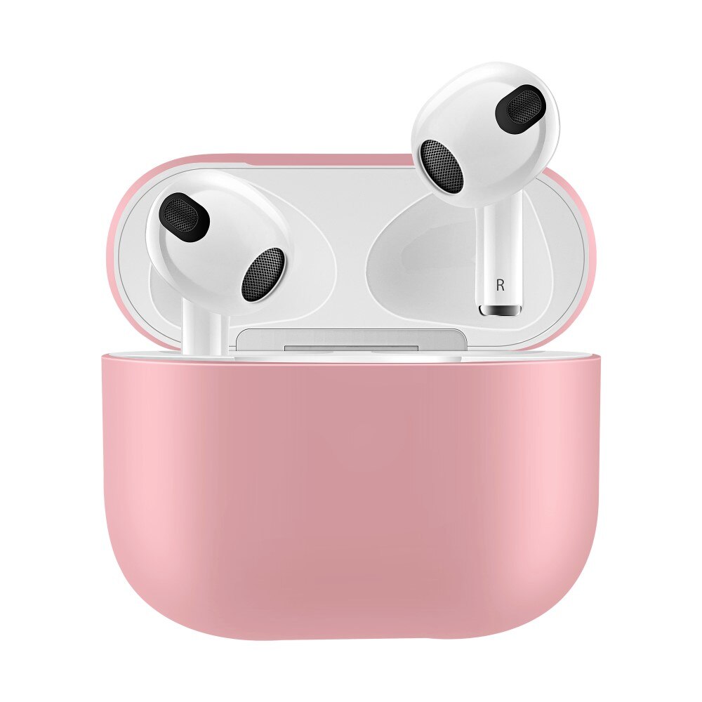 Silikonikotelo Apple AirPods 3 vaaleanpunainen