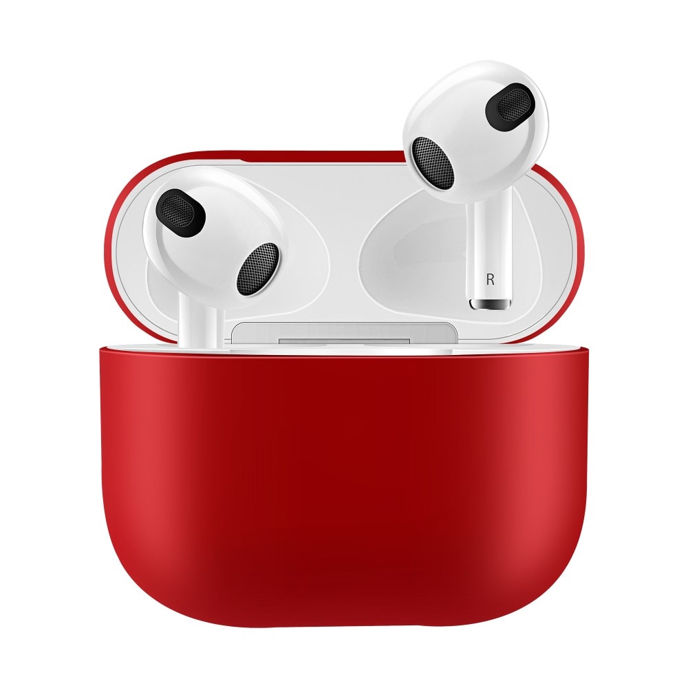 Silikonikotelo Apple AirPods 3 punainen