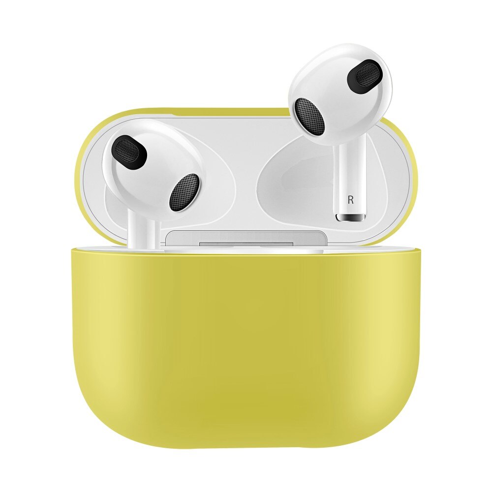 Silikonikotelo Apple AirPods 3 keltainen