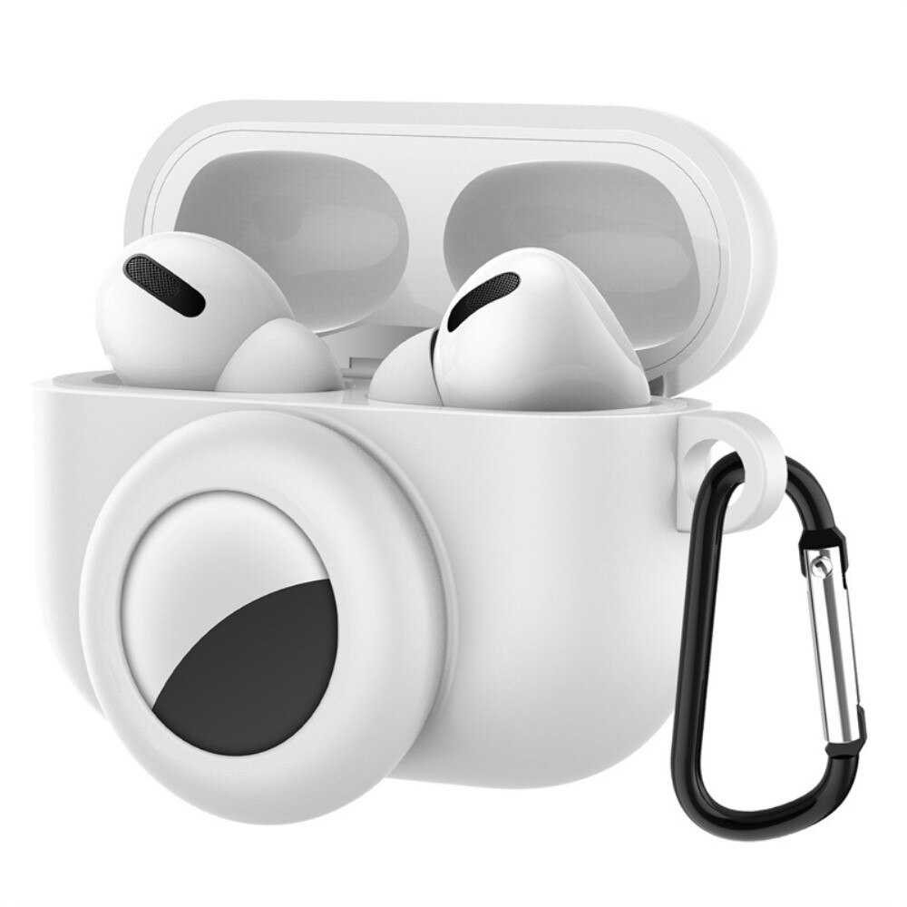 AirPods Pro Kotelo AirTag-pidikkeellä valkoinen