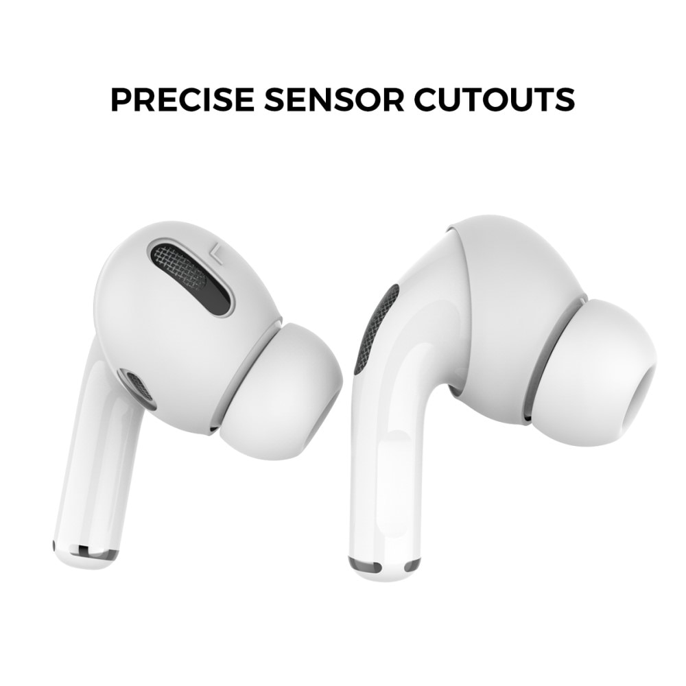 Earpads Silikoni (3-pack) Apple AirPods Pro valkoinen