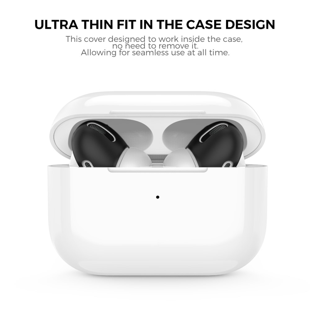 Earpads Silikoni (3-pack) Apple AirPods Pro musta