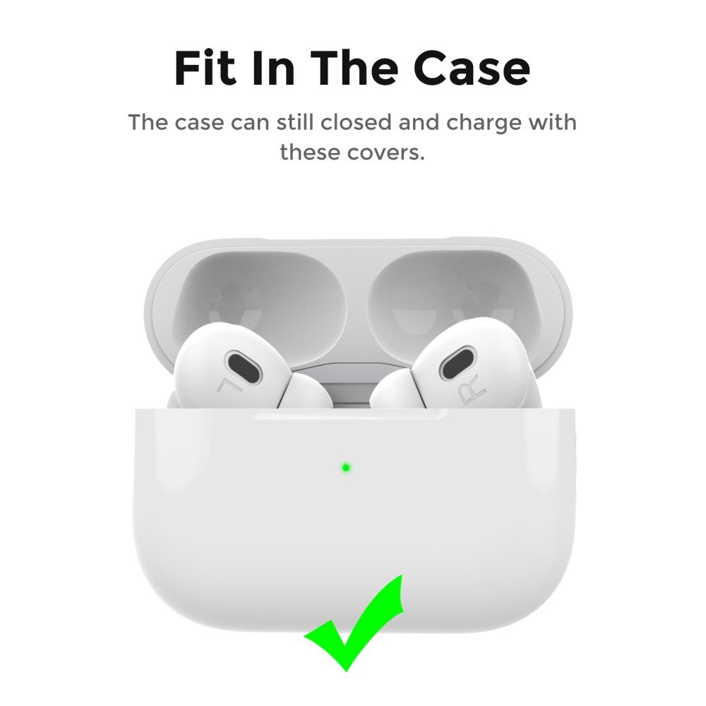 Earpads Silikoni (3-pack) Apple AirPods Pro 2 valkoinen