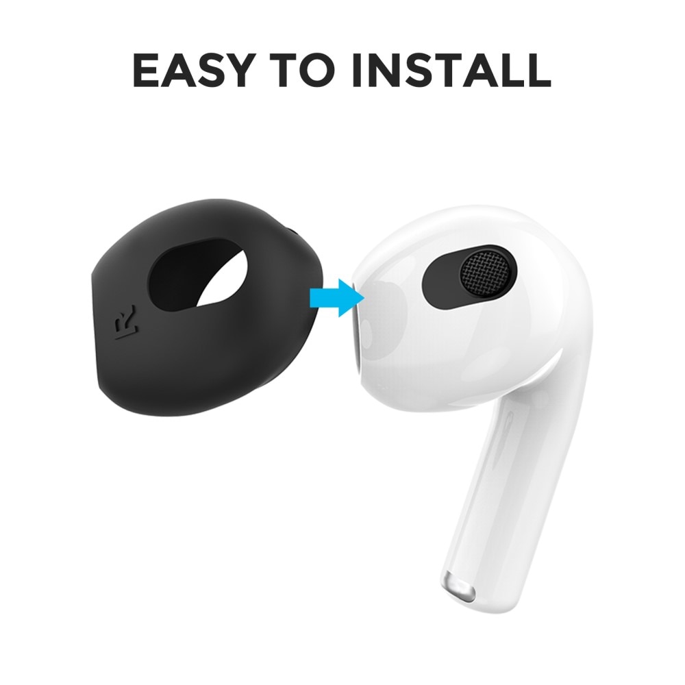 Earpads Silikoni Apple AirPods 3 musta