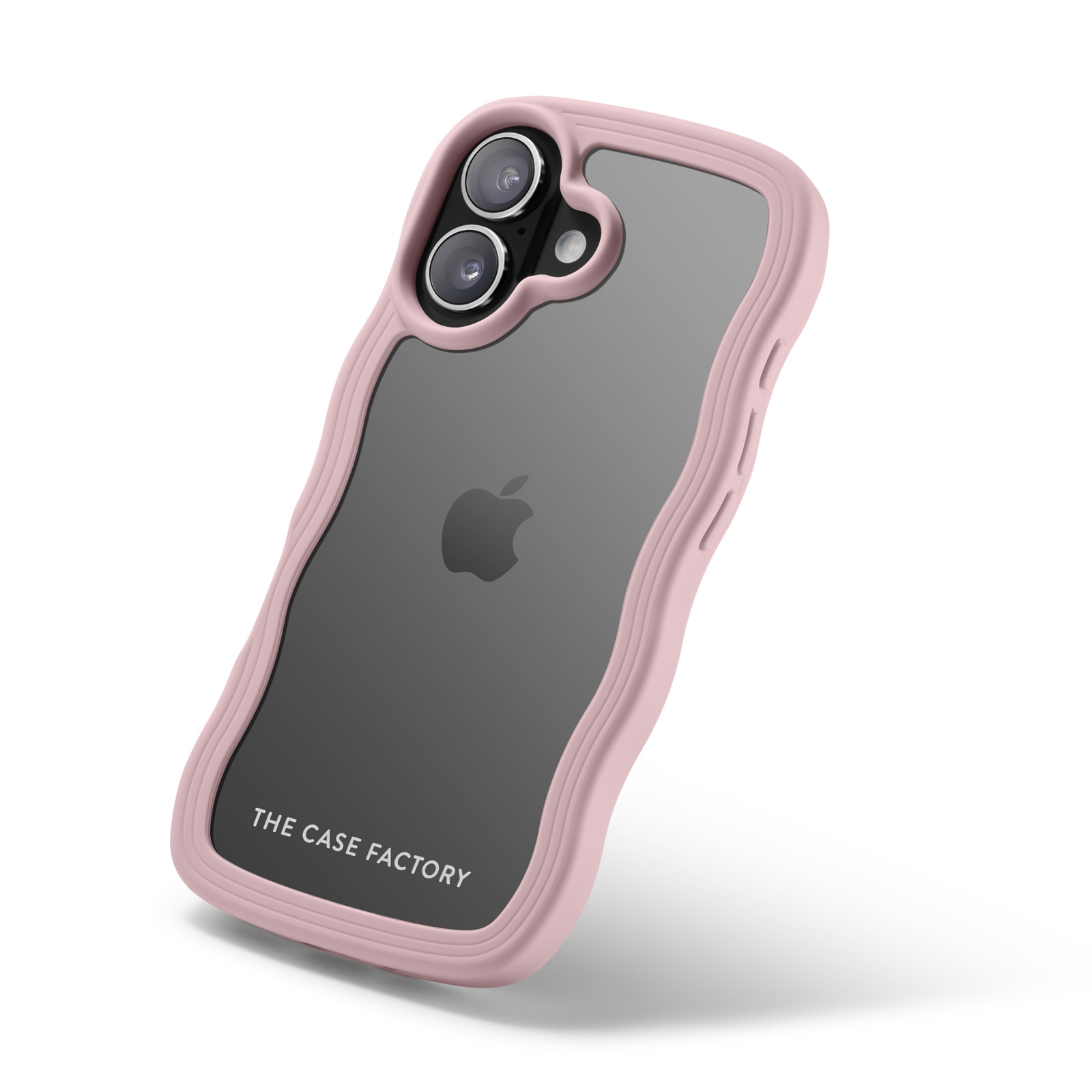 The Wave Case iPhone 16 Vaaleanpunainen