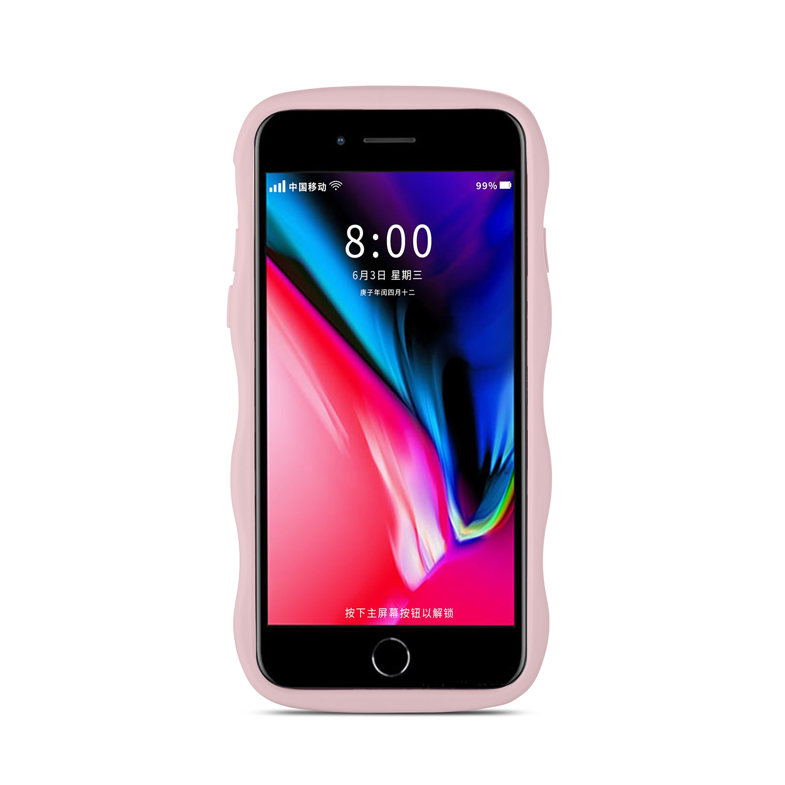 The Wave Case iPhone SE 2020 Vaaleanpunainen