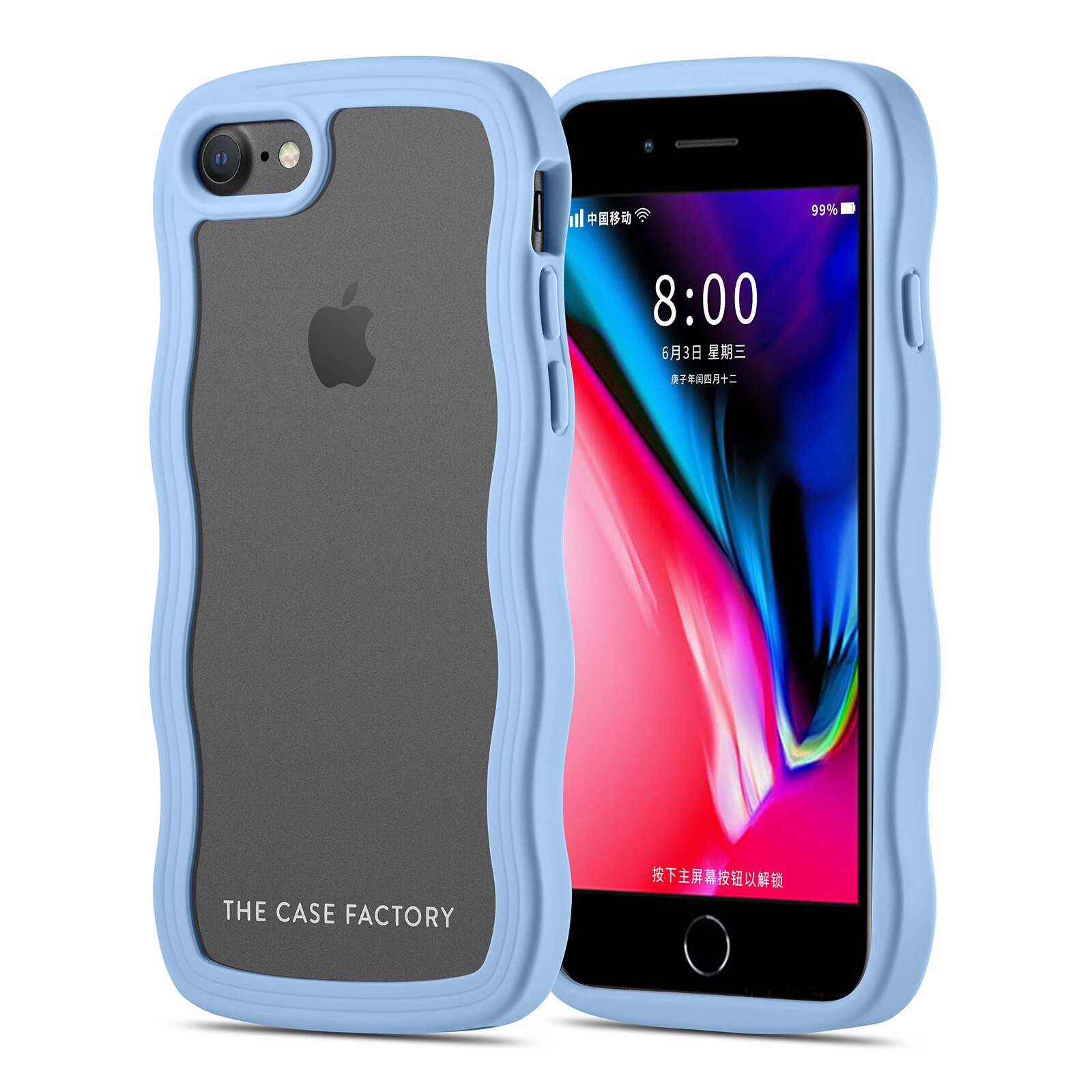 The Wave Case iPhone SE 2020 Sininen