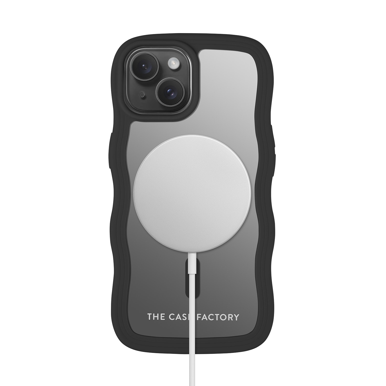 The Wave Mag Case iPhone 15 Musta