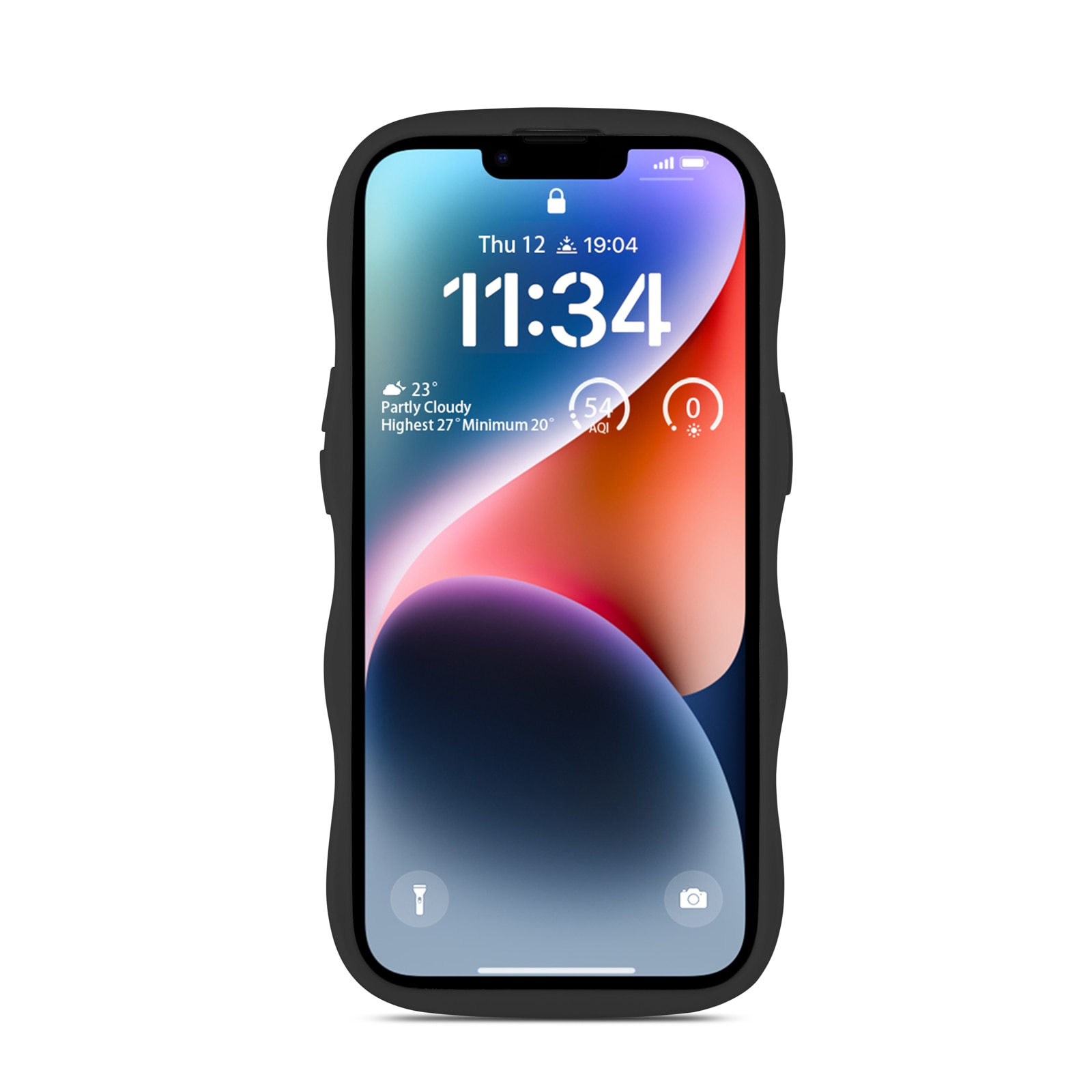 The Wave Mag Case iPhone 15 Musta