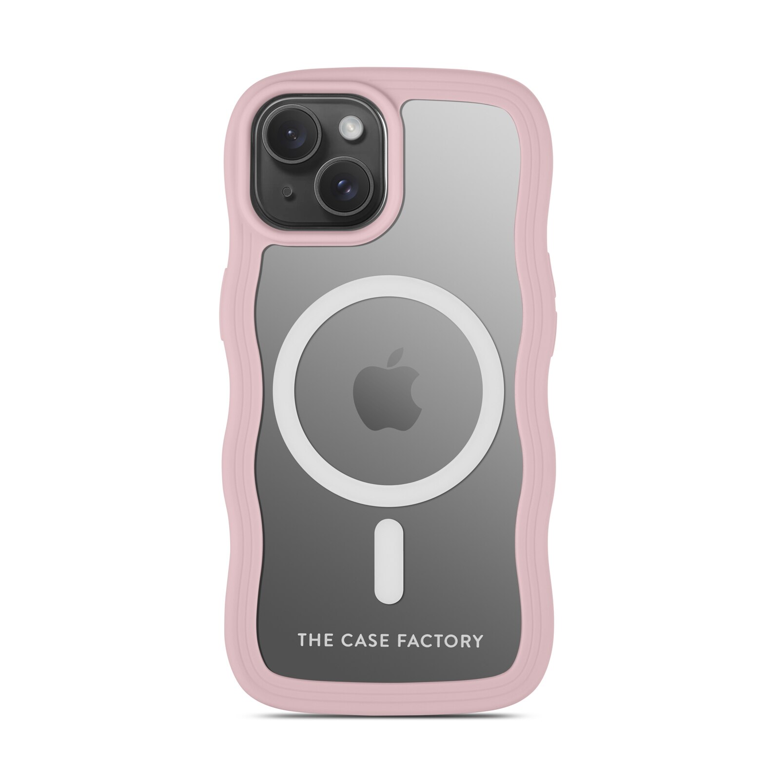 The Wave Mag Case iPhone 15 Vaaleanpunainen