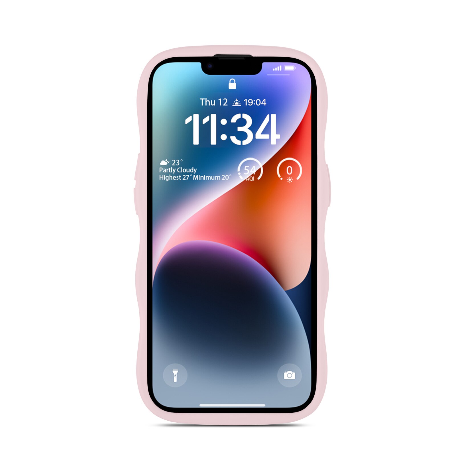 The Wave Mag Case iPhone 15 Vaaleanpunainen
