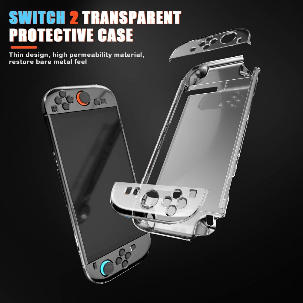 Nintendo Switch 2 Kuori Transparent