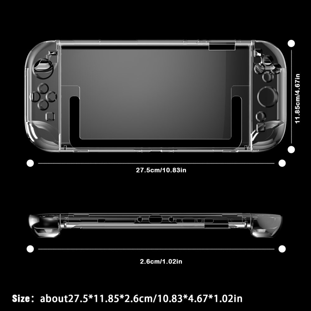 Nintendo Switch 2 Kuori Transparent