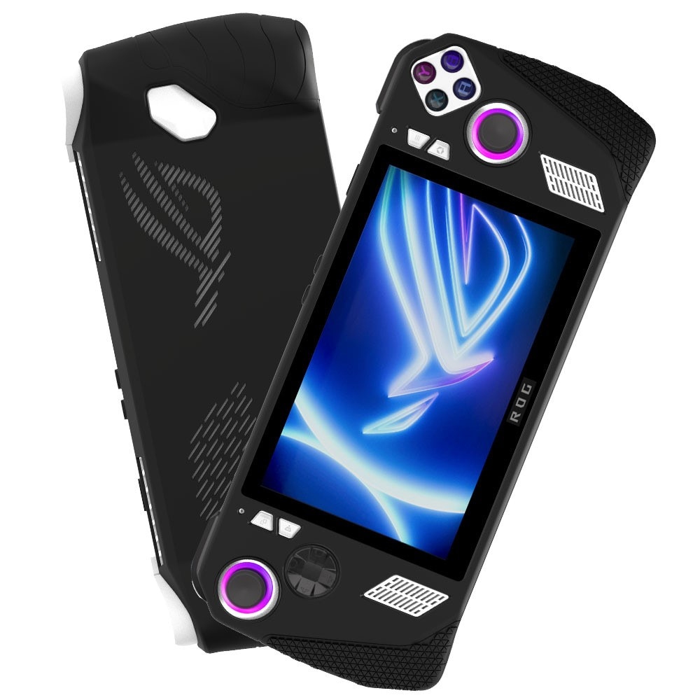 Silicone Case with Thumb Grip Asus ROG Ally musta