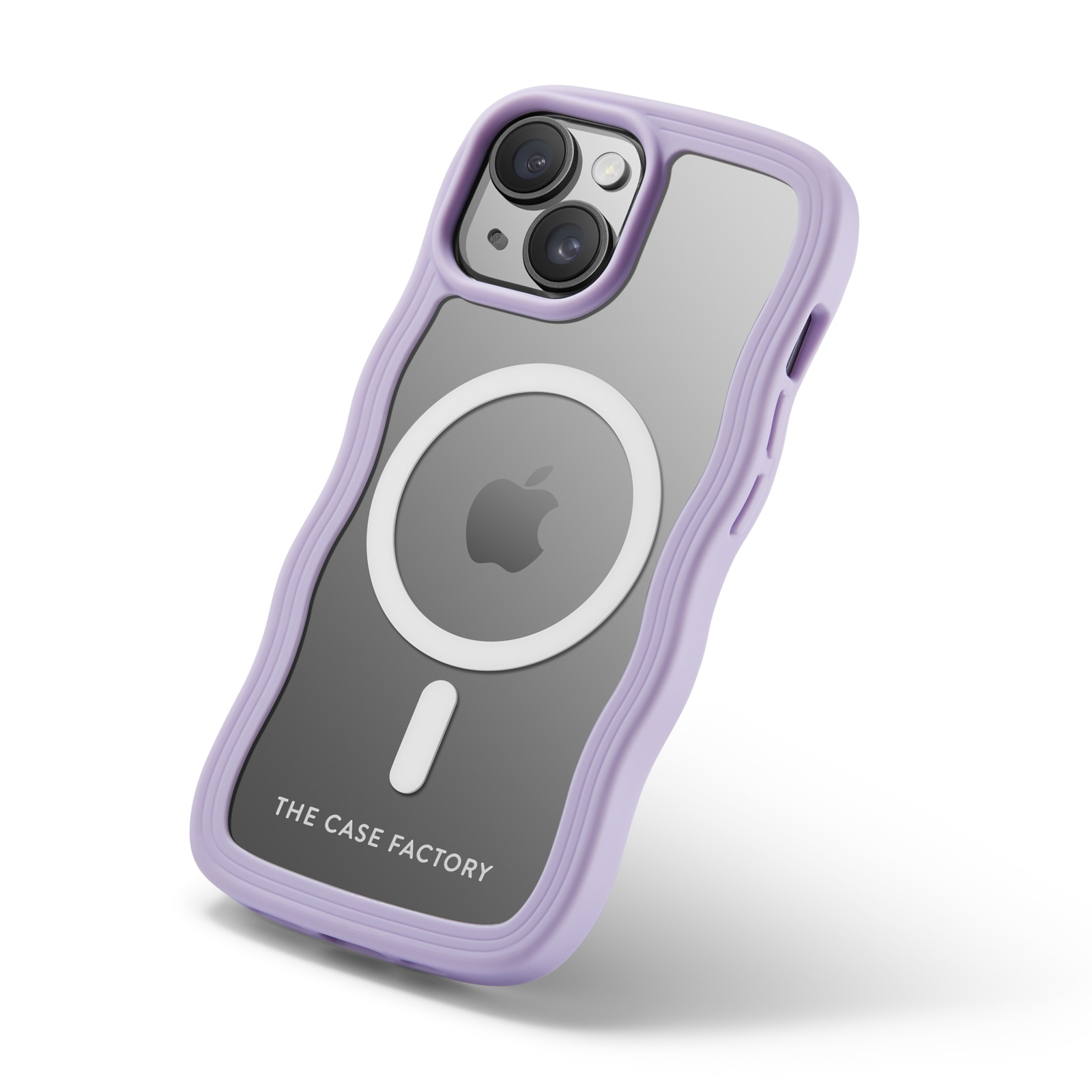 The Wave Mag Case iPhone 15 Liila