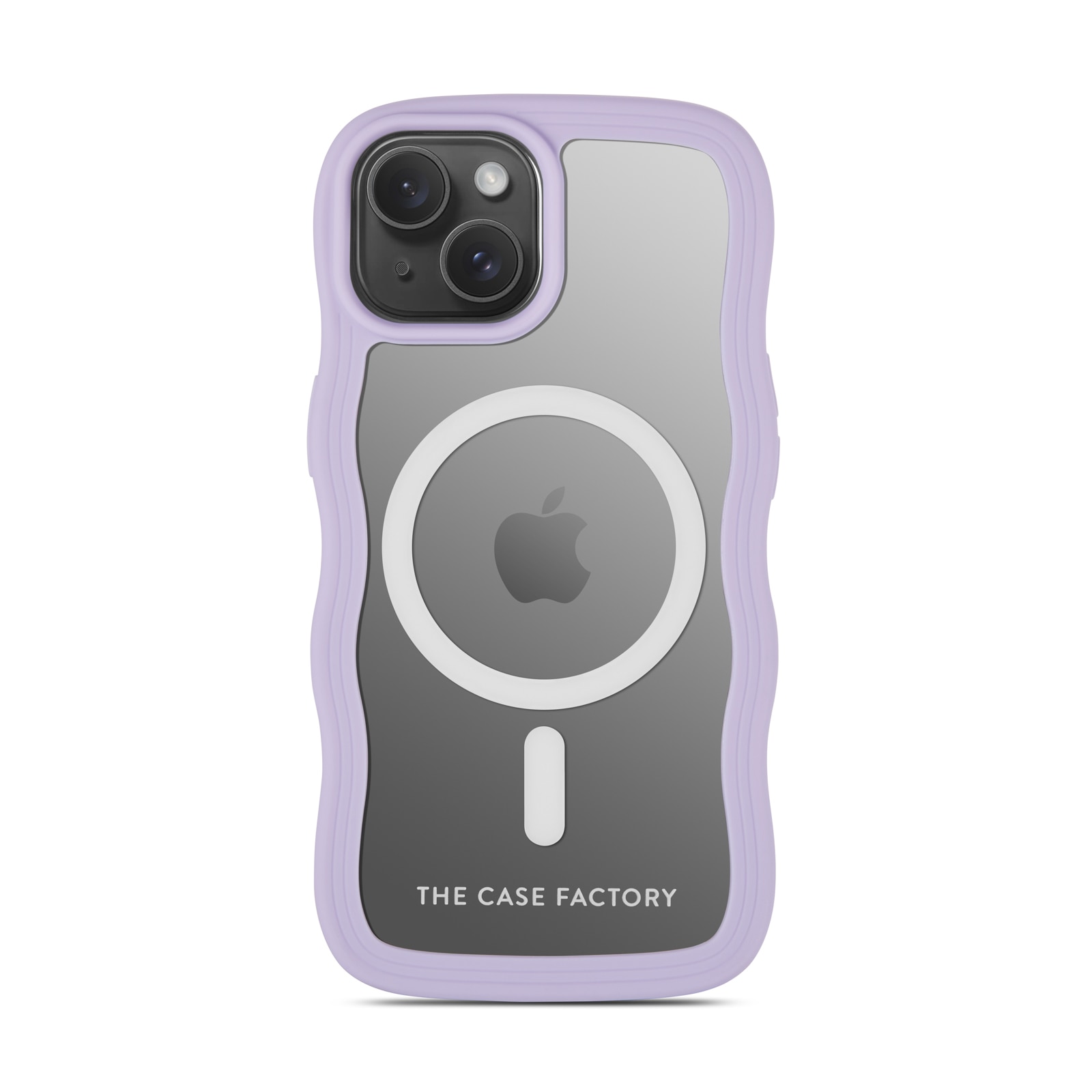 The Wave Mag Case iPhone 15 Liila