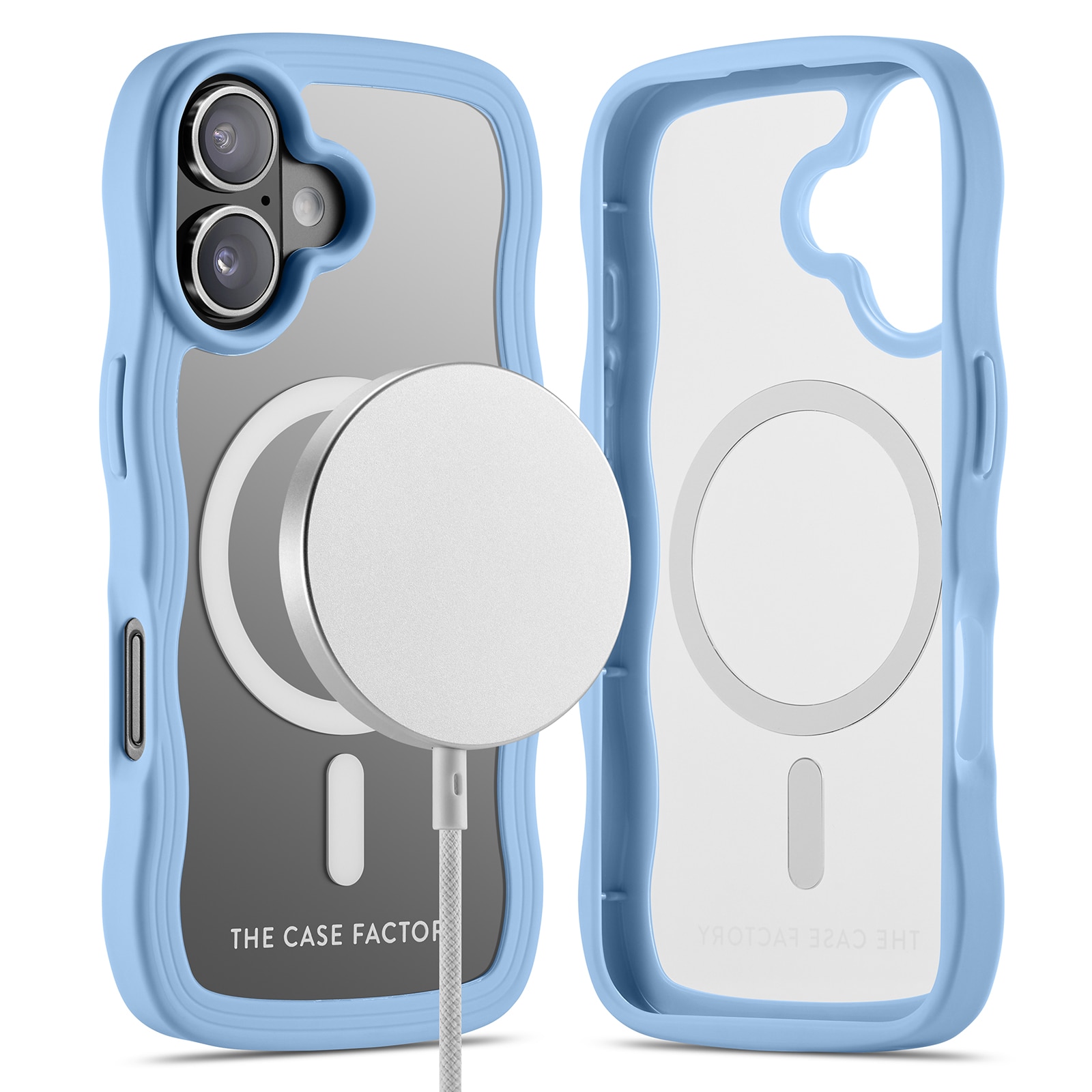 The Wave Mag Case iPhone 16 Sininen