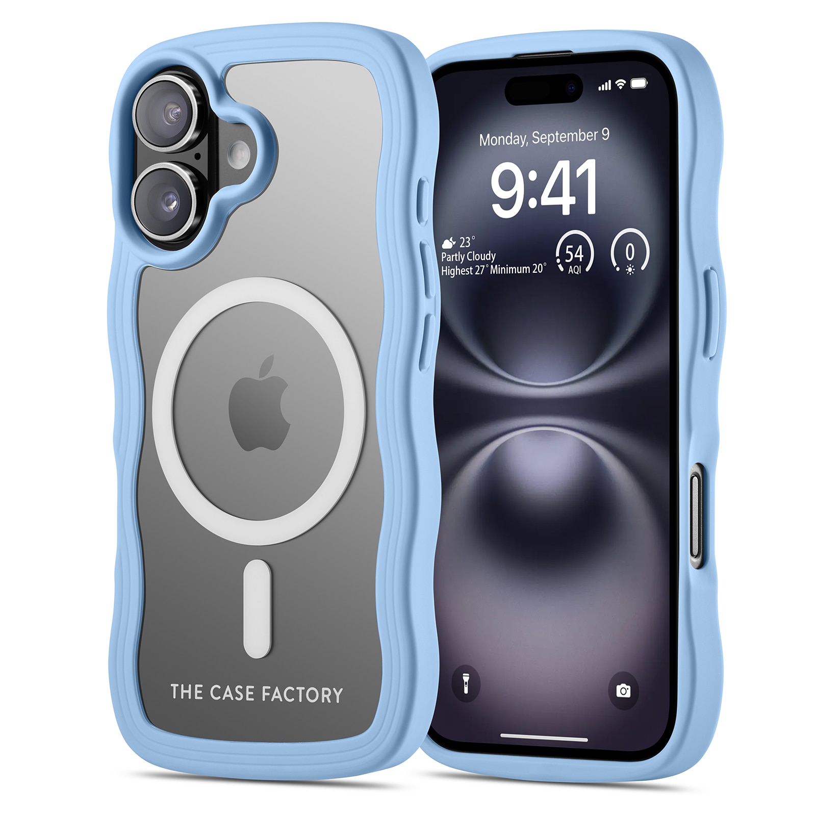 The Wave Mag Case iPhone 16 Sininen