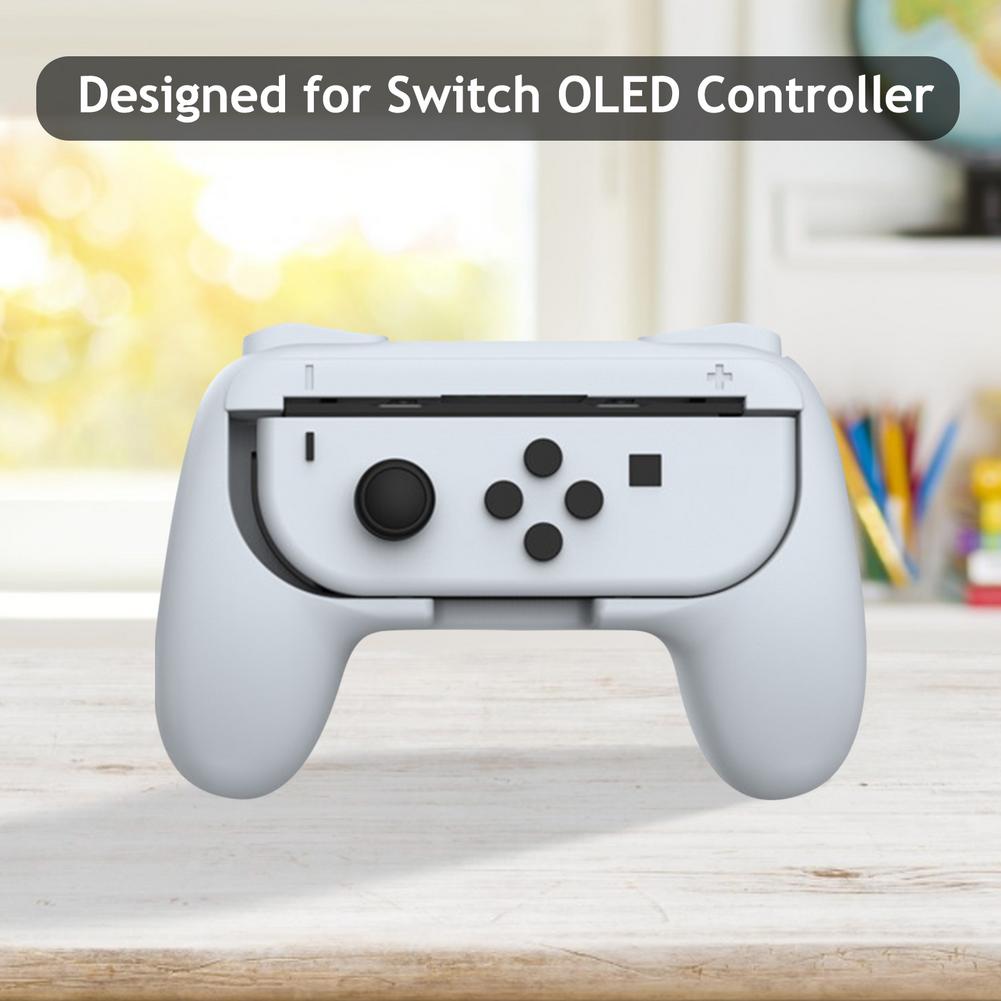 Joy-Con Ohjaimen Kahvat Nintendo Switch OLED Musta