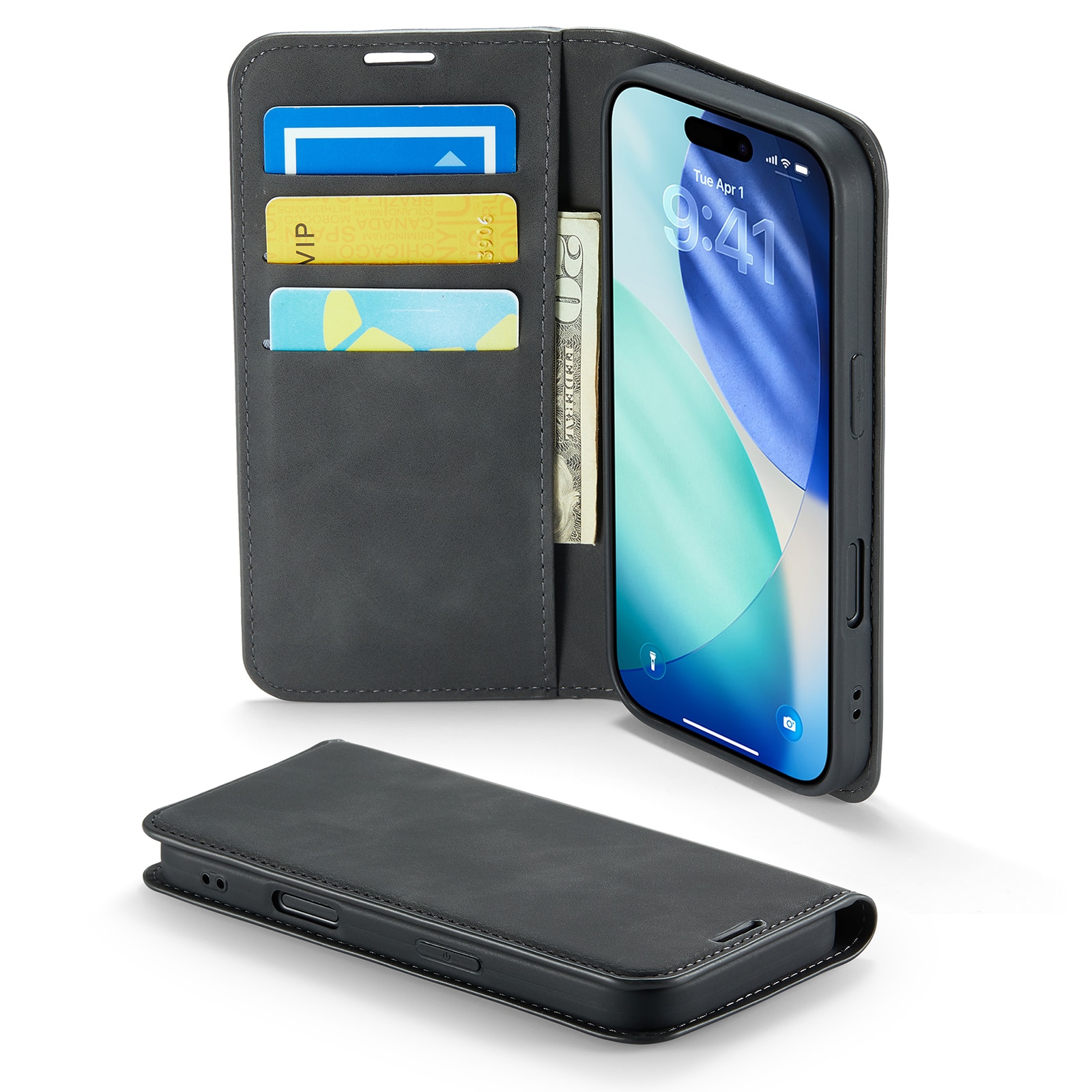 iPhone 17 Slim Mobilfodral Musta