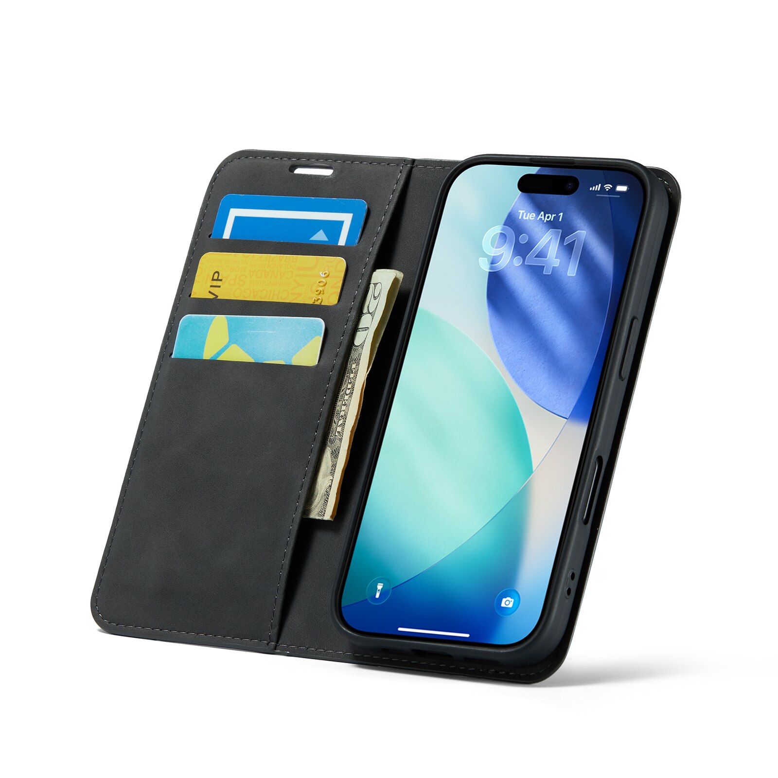 iPhone 17 Slim Mobilfodral Musta