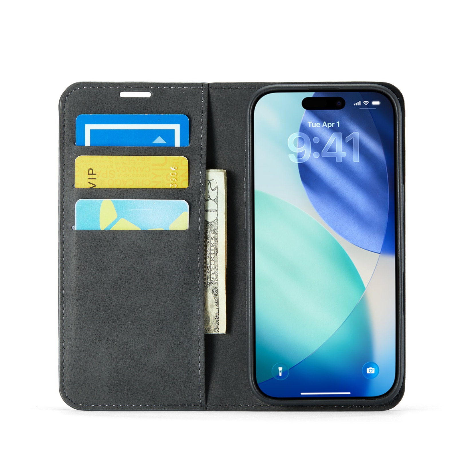iPhone 17 Slim Mobilfodral Musta