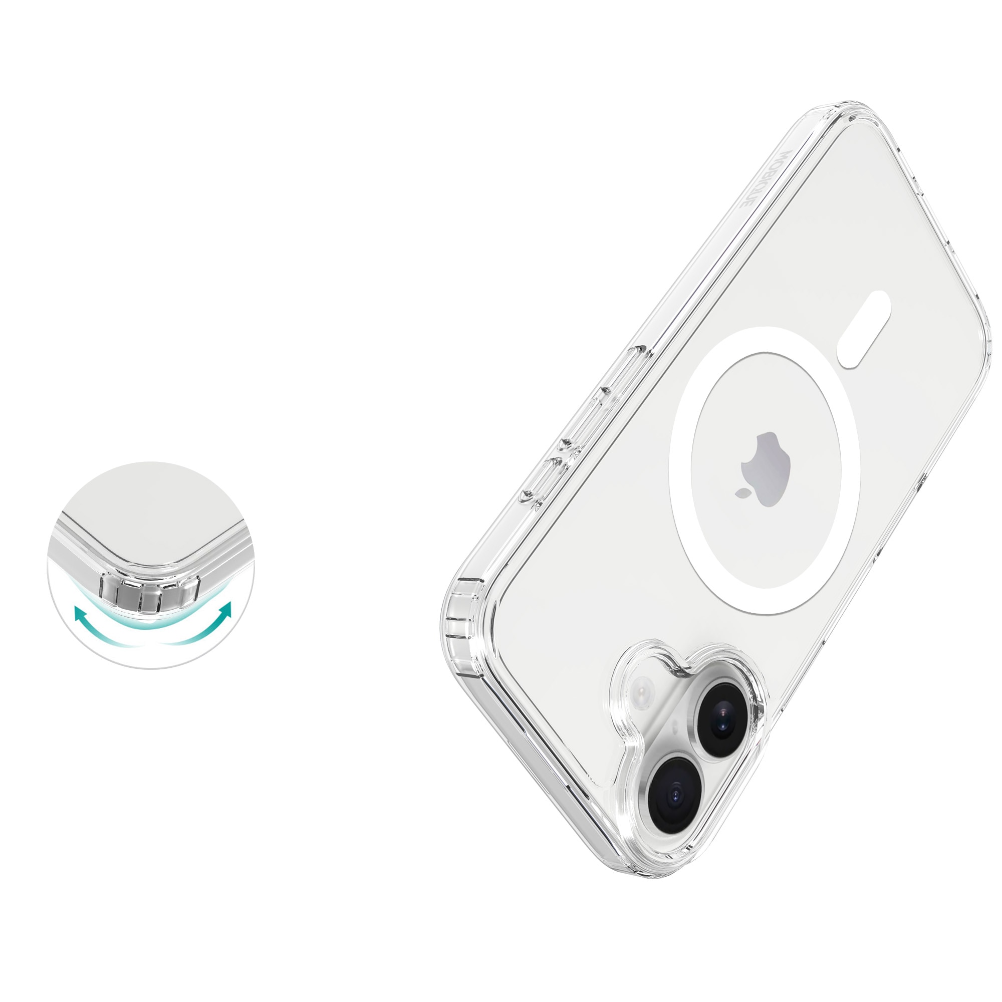 Hybridikuori MagSafe iPhone 17 Kirkas