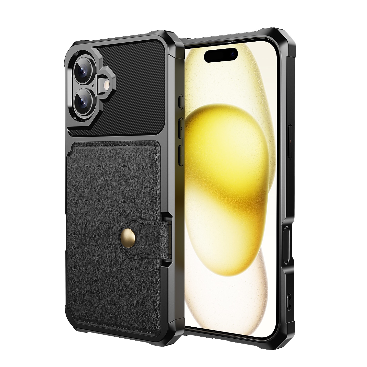 Tough Multi-slot Case iPhone 17 Musta