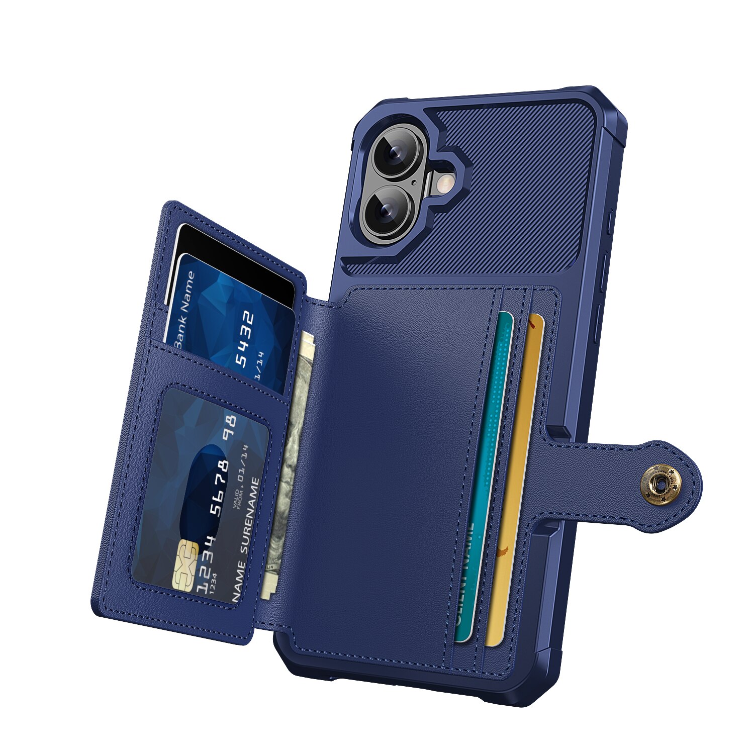 Tough Multi-slot Case iPhone 17 Sininen