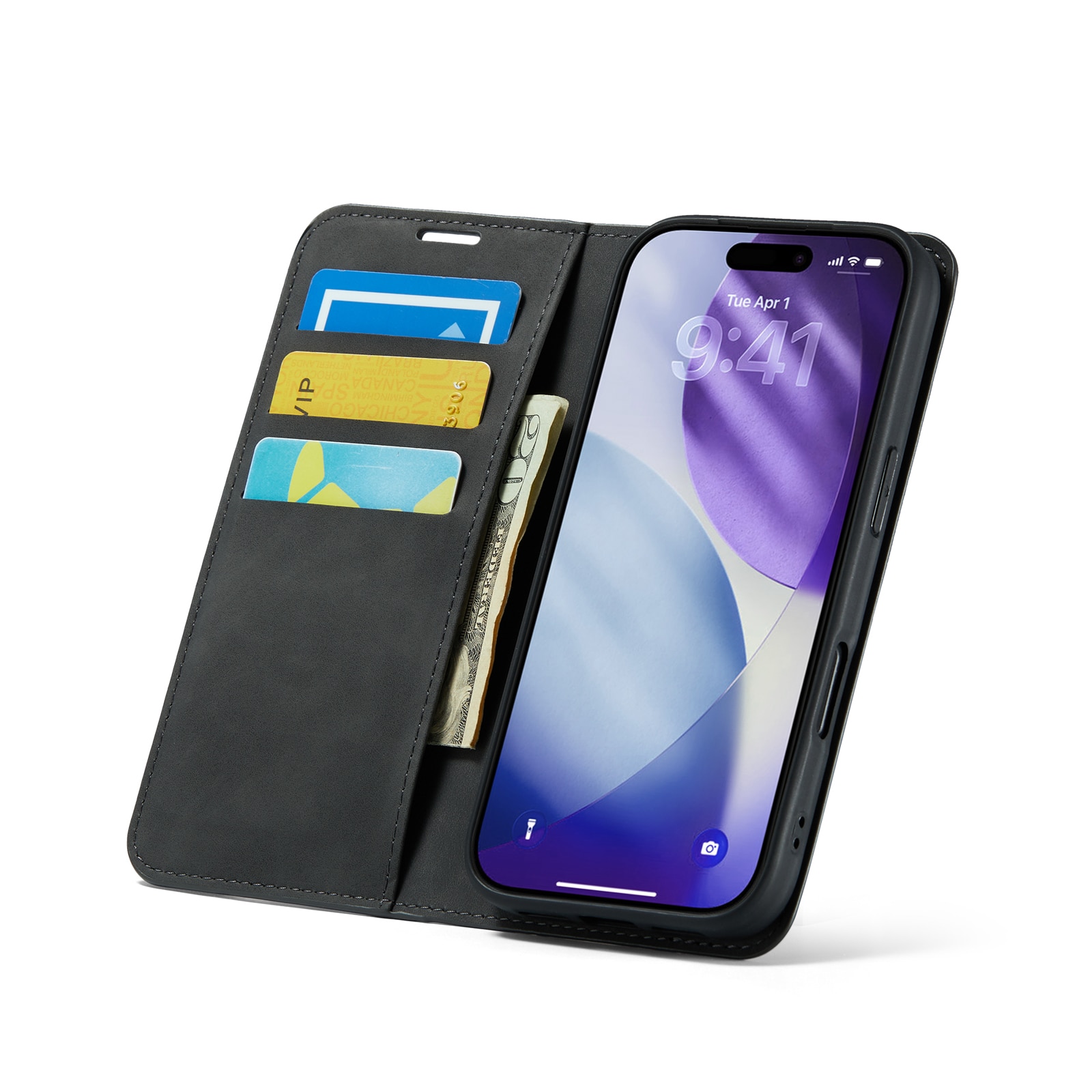 iPhone 17 Pro Max Slim Mobilfodral Musta