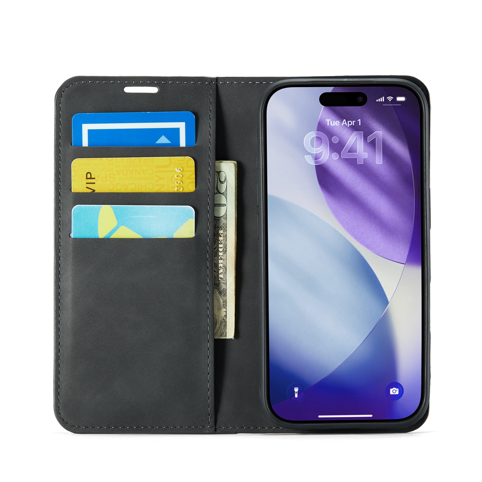 iPhone 17 Pro Max Slim Mobilfodral Musta