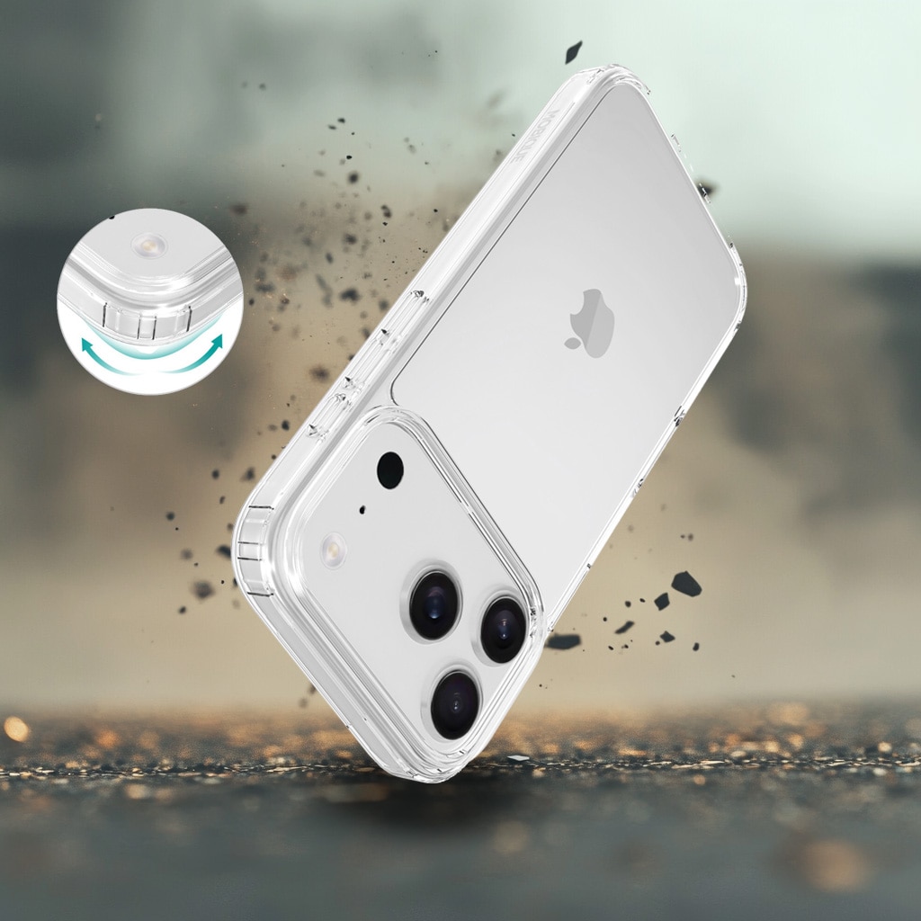 Hybridikuori iPhone 17 Pro Max Kirkas