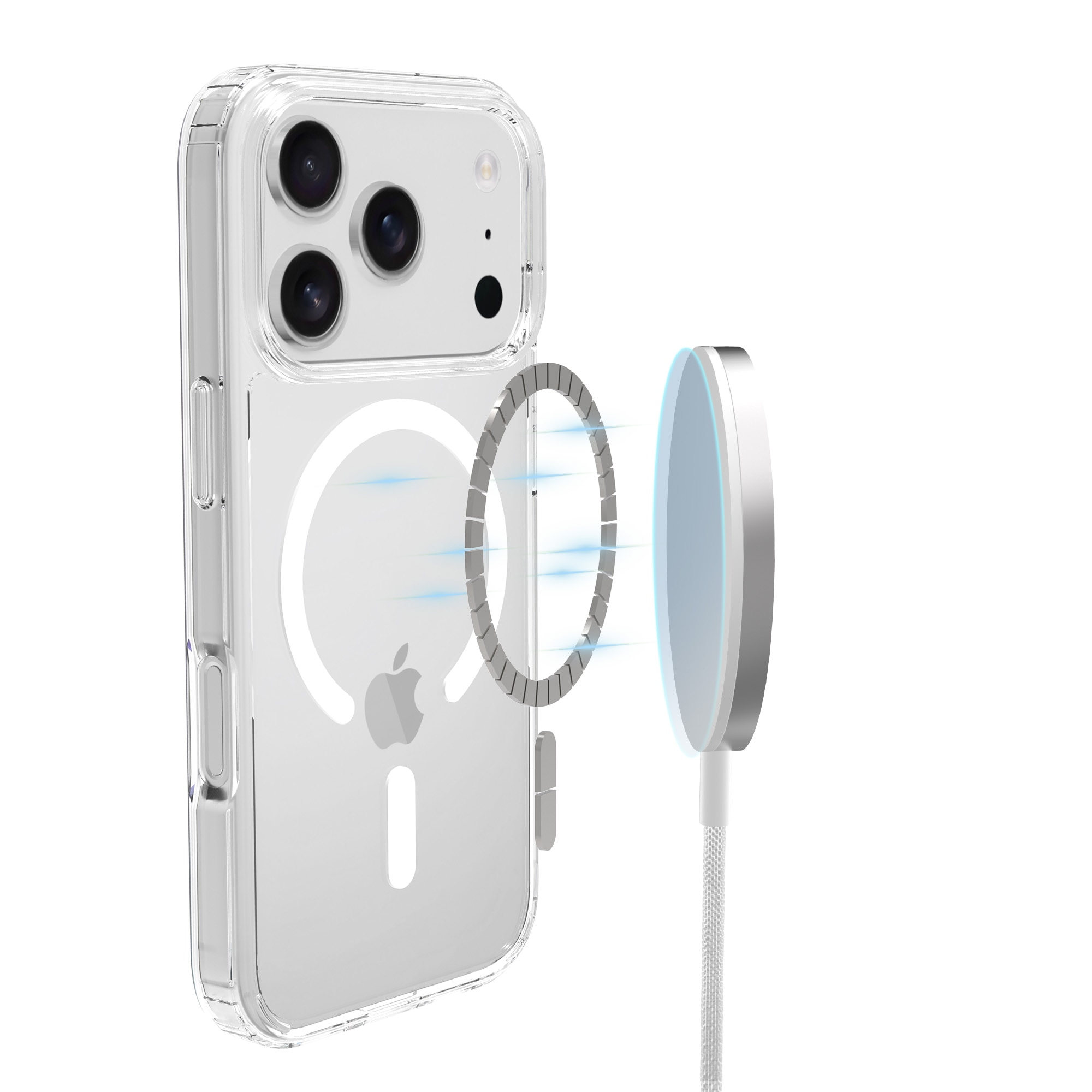 Hybridikuori MagSafe iPhone 17 Pro Kirkas