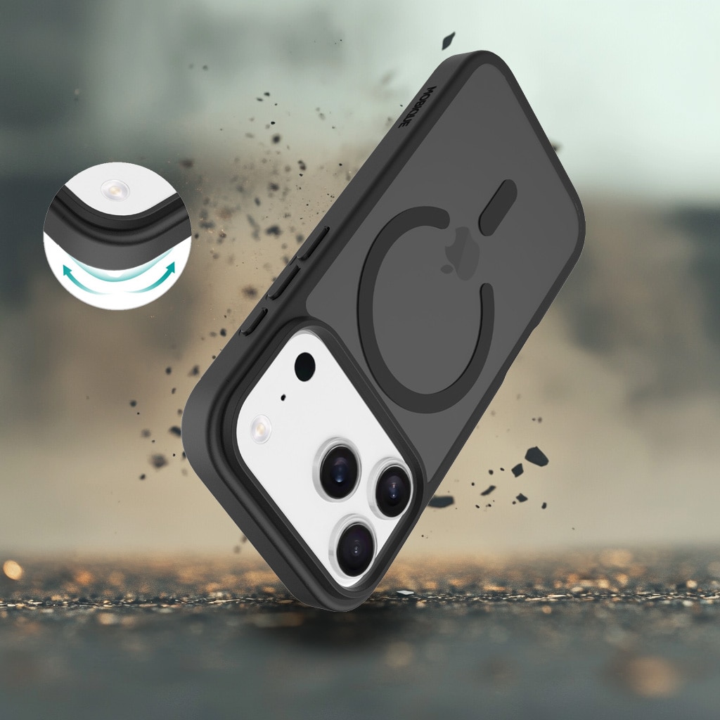 Magnetic Hybrid Kuori iPhone 17 Pro Max Frosted Black